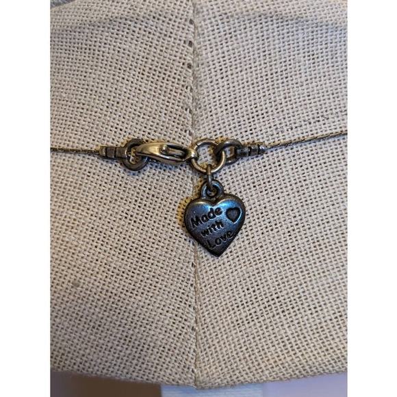 Made with Love Glass & Cat Eye Bead 16" Necklace - Picture 2 of 8